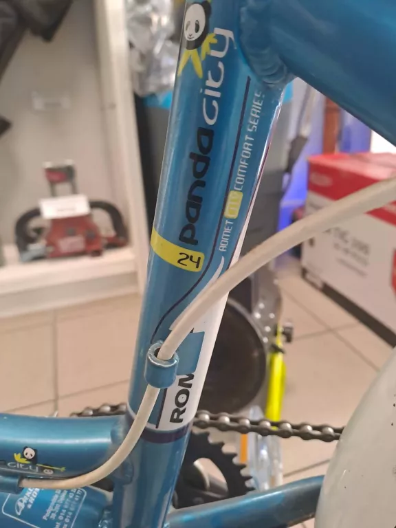 ROWER DLA DZIEWCZYNKI ROMET PANDA LUX CITY STYLE 24 KOŁA