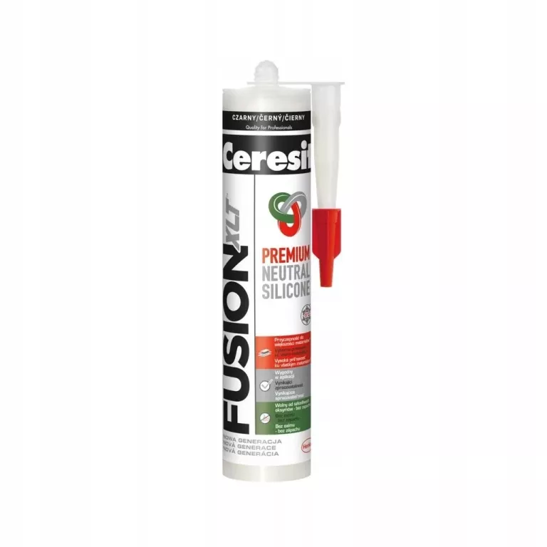 ORYGINALNY SILIKON UNIWERSALNY CERESIT 280 ML CZARNY