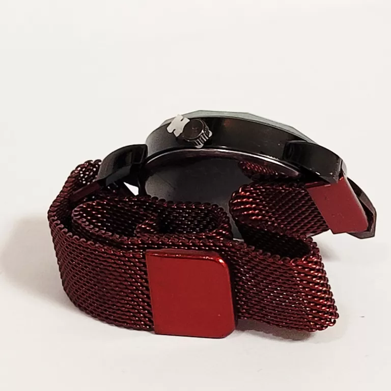 ZEGAREK DAMSKI MAGNETYCZNY KITTY RED Z3097
