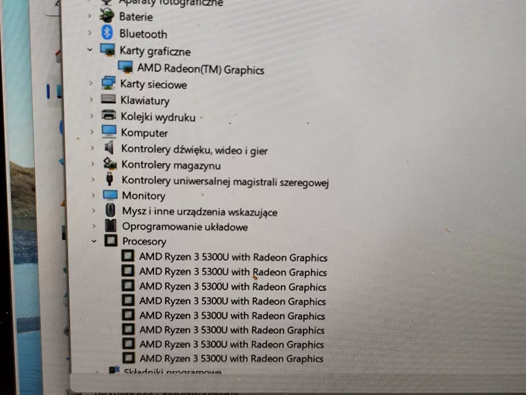 LAPTOP  HP 15S-EQ2XXX AMD RYZEN 3 8/500GB+ ZASILACZ