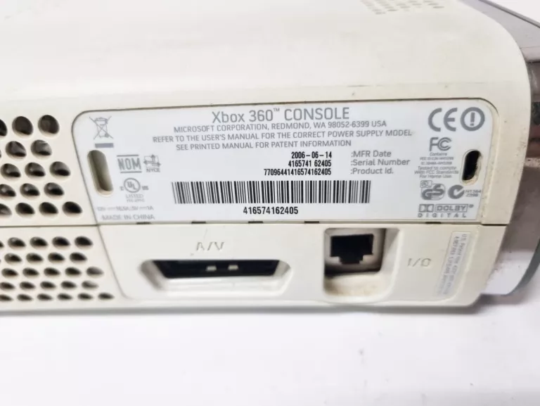 KONSOLA XBOX 360 FAT PAD@OPIS