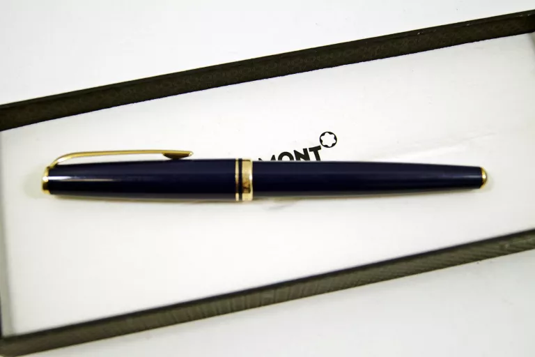 PIÓRO WIECZNE MONTBLANC GENERATION 14K STALÓWKA NIEBIESKO-ZŁOTA