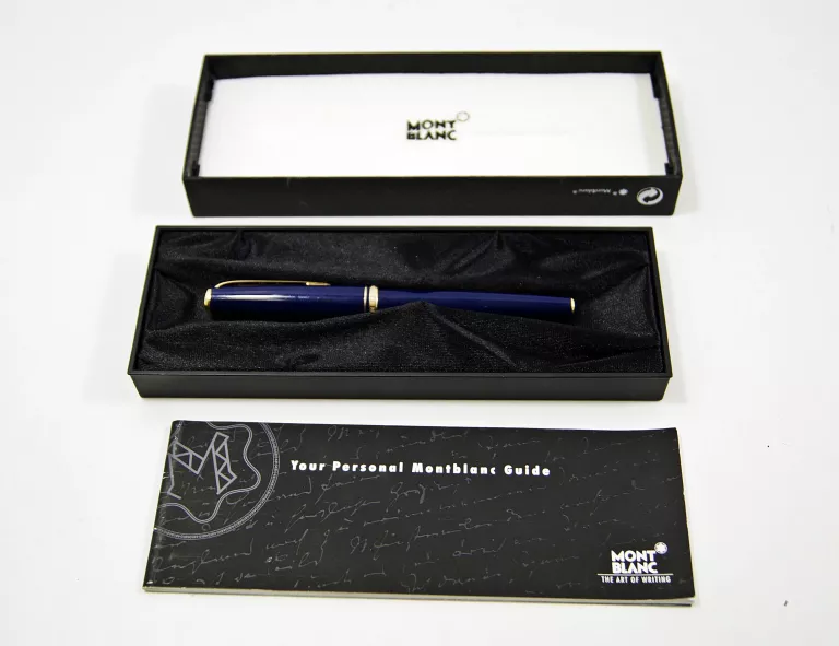 PIÓRO WIECZNE MONTBLANC GENERATION 14K STALÓWKA NIEBIESKO-ZŁOTA
