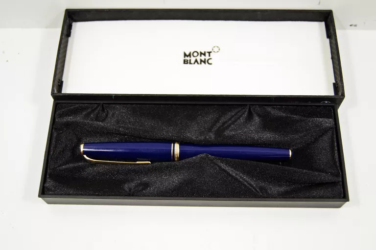 PIÓRO WIECZNE MONTBLANC GENERATION 14K STALÓWKA NIEBIESKO-ZŁOTA