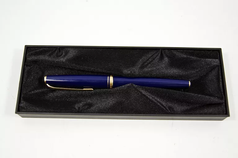 PIÓRO WIECZNE MONTBLANC GENERATION 14K STALÓWKA NIEBIESKO-ZŁOTA