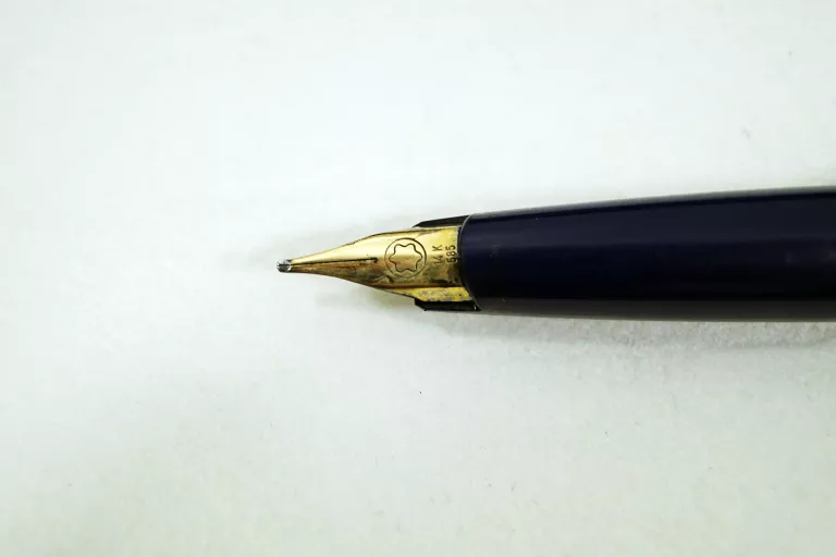 PIÓRO WIECZNE MONTBLANC GENERATION 14K STALÓWKA NIEBIESKO-ZŁOTA