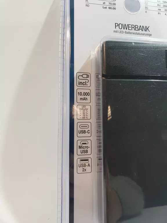 POERBANK MID LED 10.000MAH
