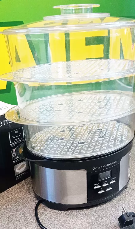 PAROWAR GÖTZE & JENSEN CS501X 12 L CZARNY 1000 W