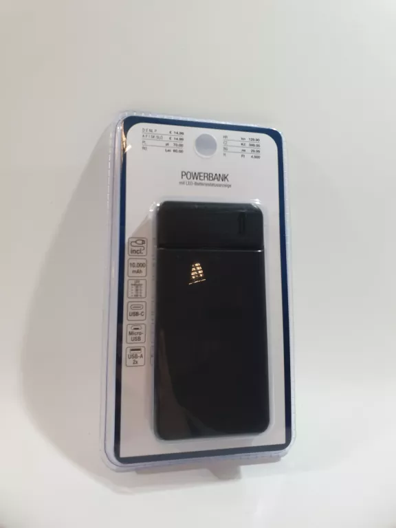 POERBANK MID LED 10.000MAH