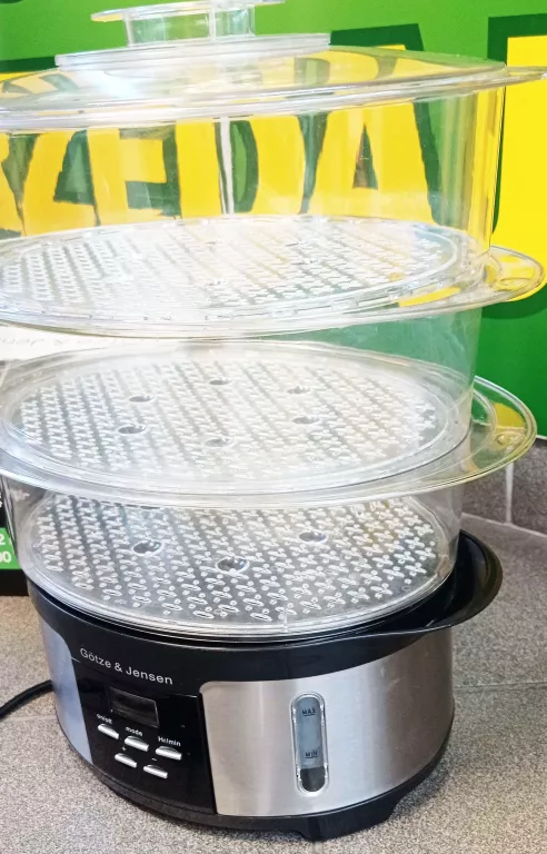 PAROWAR GÖTZE & JENSEN CS501X 12 L CZARNY 1000 W