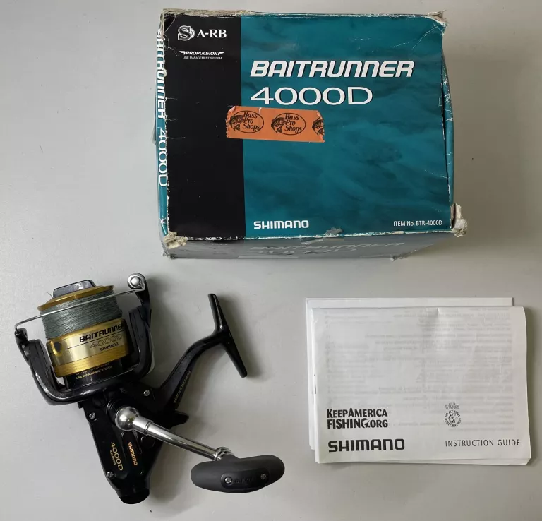 KOŁOWROTEK SHIMANO BAITRUNNER 4000 D KOMPLET