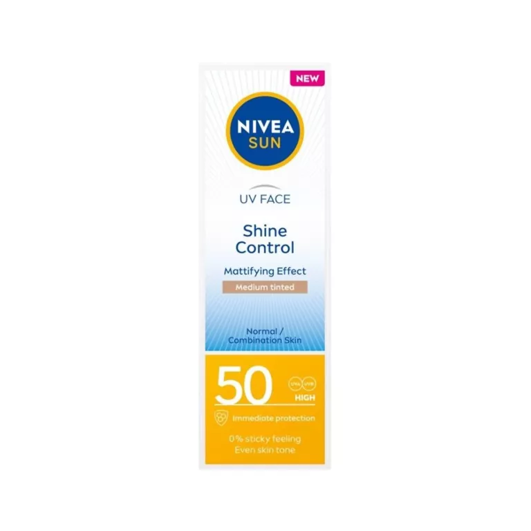 NIVEA SHINE CONTROL MATUJĄCY KREM DO TWARZY 50ML Z FILTREM SPF 50