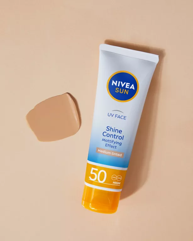 NIVEA SHINE CONTROL MATUJĄCY KREM DO TWARZY 50ML Z FILTREM SPF 50