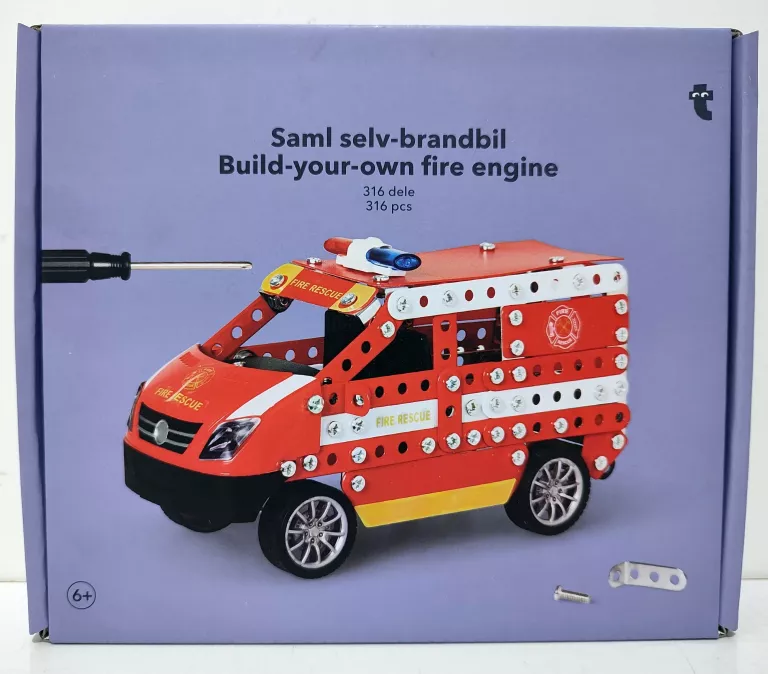 WÓZ STRAŻACKI DO SAMODZIELNEGO ZŁOŻENIA