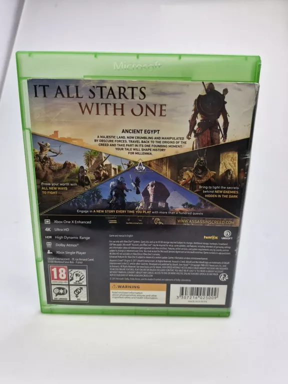 GRA ASSASSIN'S CREED ORIGINS XBOX ONE