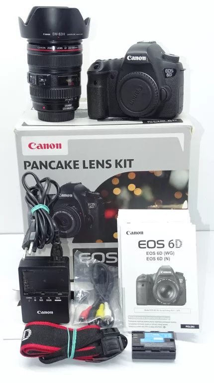 CANON EOS 6D (WG) + OBIEKTYW CANON EF 24-105MM ZESTAW PRZEBIEG 30406