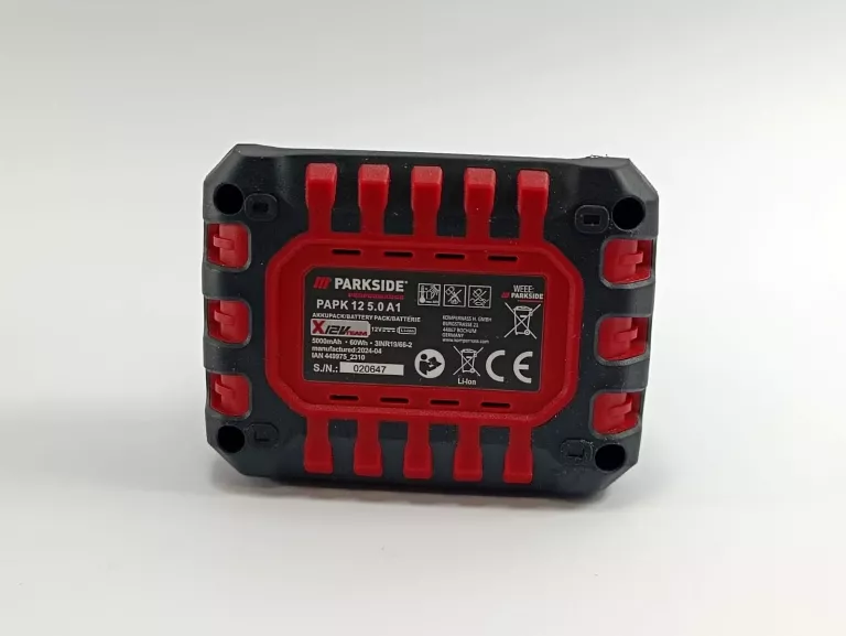 PARKSIDE PERFORMANCE AKUMULATOR LITOWO-JONOWY 12 V, 5 AH, PAPK 12 5.0 A1