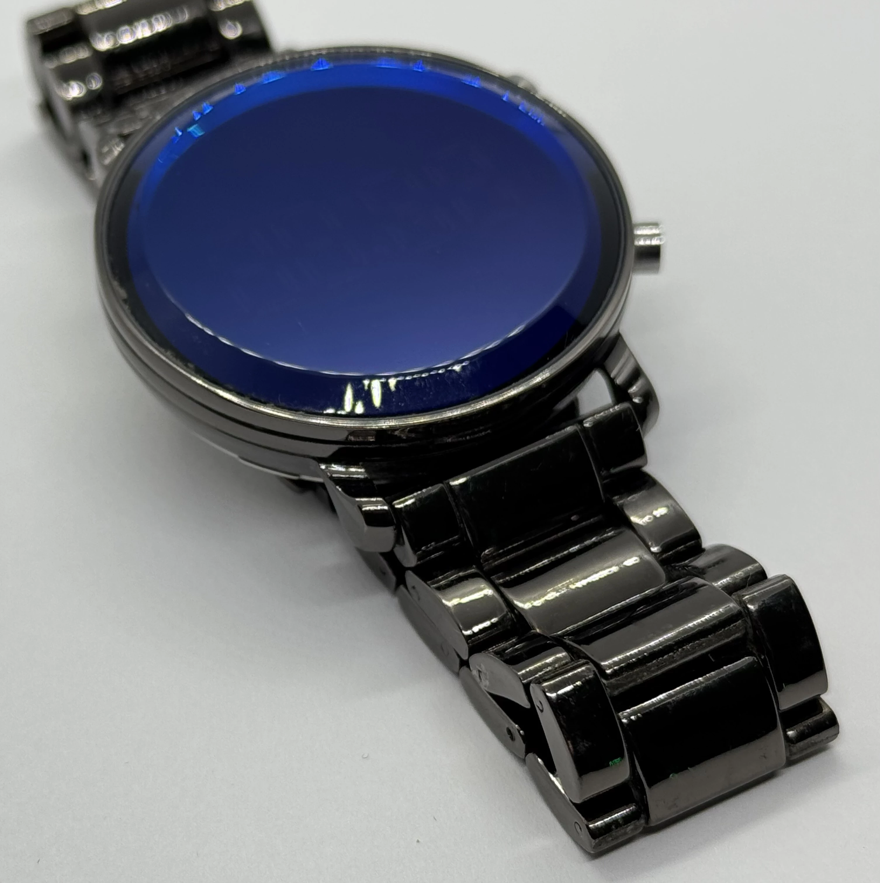 czarny-elektroniczny-zegarek-kurren-led-material-paska-129219-4