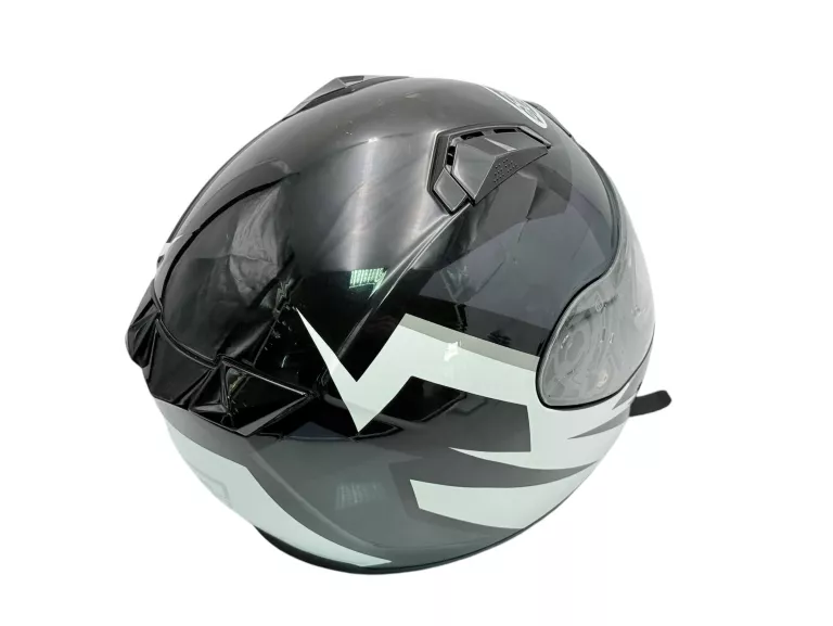 KASK INTEGRALNY OZONE RC-01 Z PINLOCK CZARNO-BIAŁY
