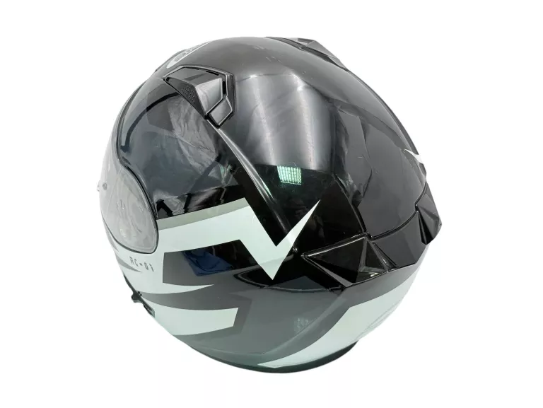 KASK INTEGRALNY OZONE RC-01 Z PINLOCK CZARNO-BIAŁY