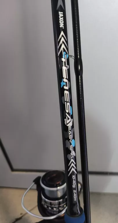 WĘDKA JAXON TENESA EASY SPIN 10-40G 2.4M + KOŁOWROTEK MISTRALL RUFFO FD30
