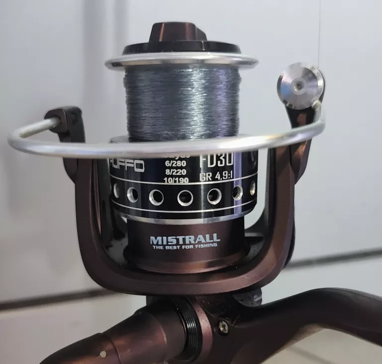 WĘDKA JAXON TENESA EASY SPIN 10-40G 2.4M + KOŁOWROTEK MISTRALL RUFFO FD30