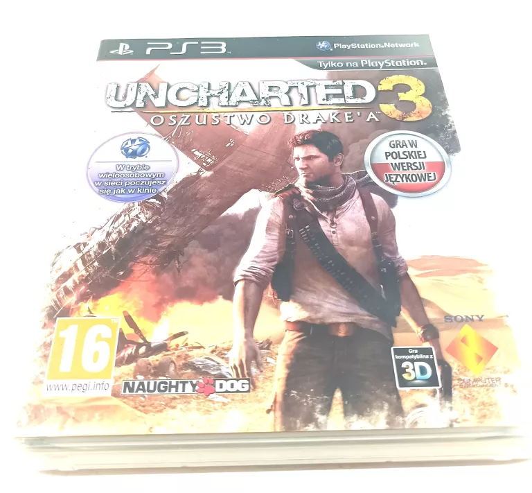 GRA NA PS3 UNCHARTED 3 OSZUSTWO DRAKE'A