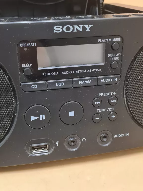 RADIOODTWARZACZ CD SONY ZS-PS50