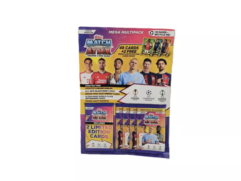 TOOPS MATCH ATTACK UEFA LEAGUES MEGA MULTIPACK 50 KART