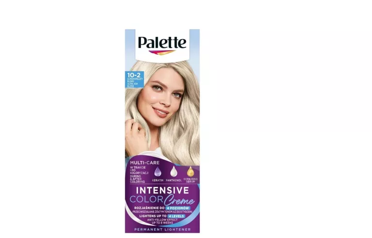 PALETTE INTENSIVE COLOR CREME 10-2 ULTRA ASH BLOND FARBA DO WŁOSÓW