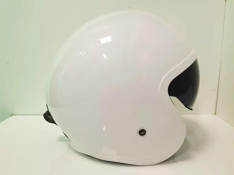 KASK MOTOCYKLOWY BIAŁY PÓŁ OTWARTY L2S ECE 22-05 S 55-56 CM