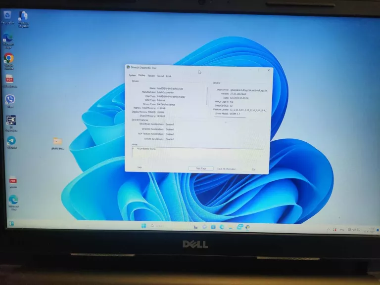 LAPTOP DELL INSPIRON 15 8GB RAM 1TB HDD I5 8GEN WIN 11