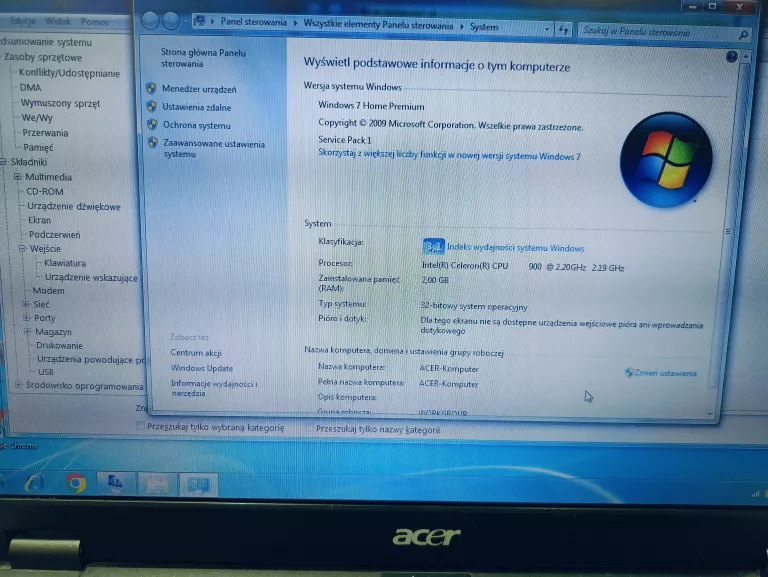 LAPTOP ACER EXTENSA 5235 SERIES