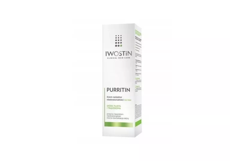 IWOSTIN KREM REDUKTOR NIEDOSKONAŁOŚCI NA NOC 40 ML PURRITIN