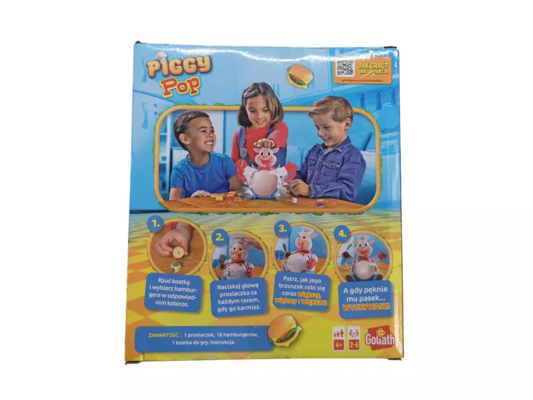 GRA ZRĘCZNOŚCIOWA PIGGY POP NIE PĘKAJ PROSIACZKU