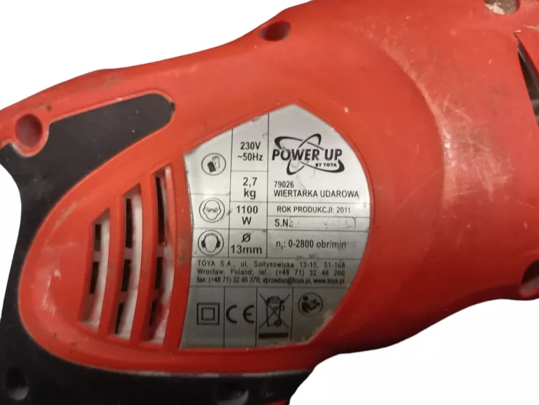 WIERTARKA POWER UP 79026 1100W