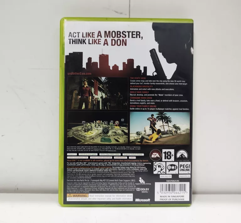 GRA XBOX 360 THE GODFATHER 2