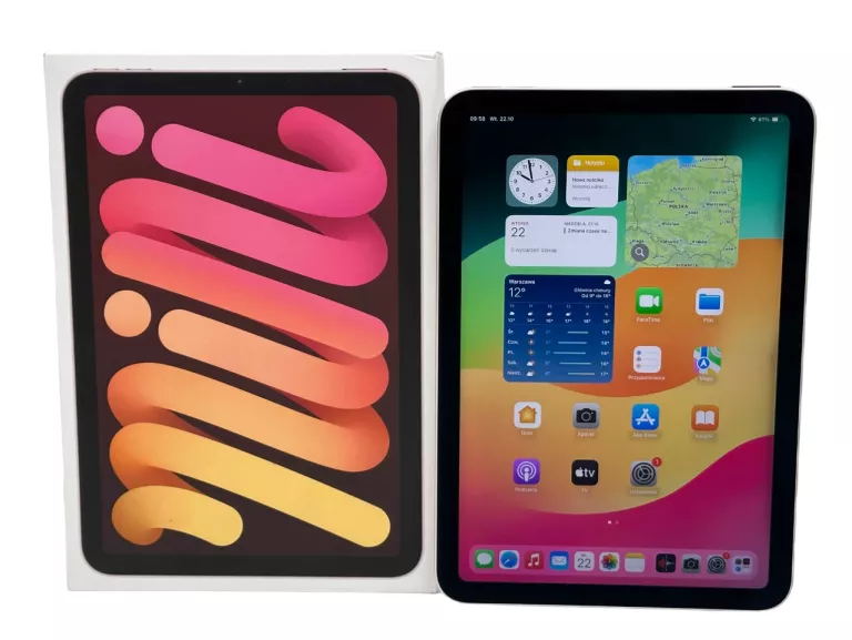 TABLET APPLE IPAD MINI 6 GEN MLWL3FD/A 64GB WI-FI RÓŻOWY 80% KONDYCJI