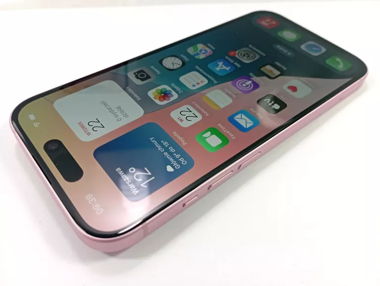 TELEFON IPHONE 15 128GB 100% BATERII PINK KOMPLET