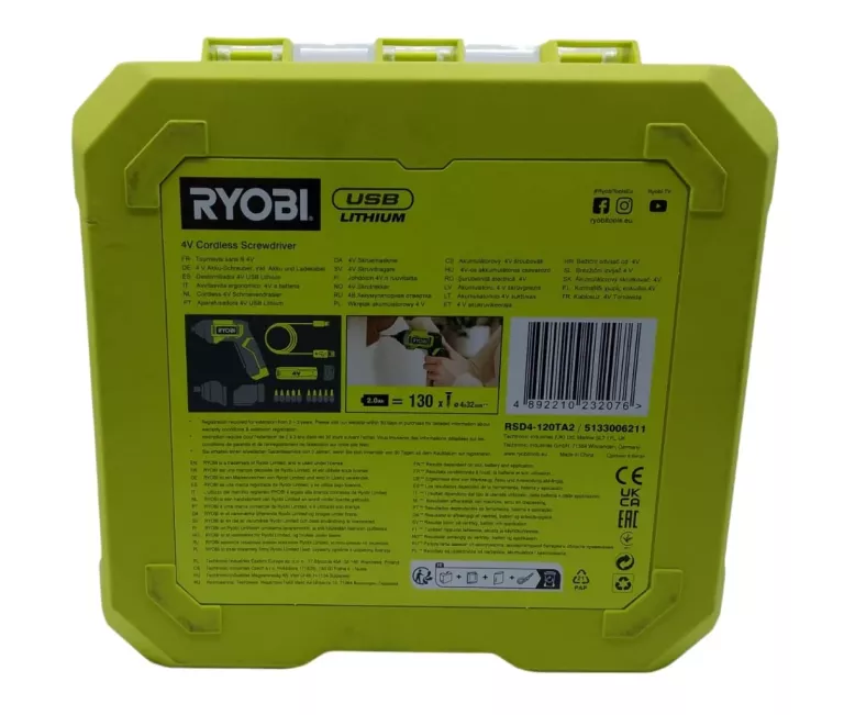WKRĘTAK RYOBI 4V USB RSD4-120TA2