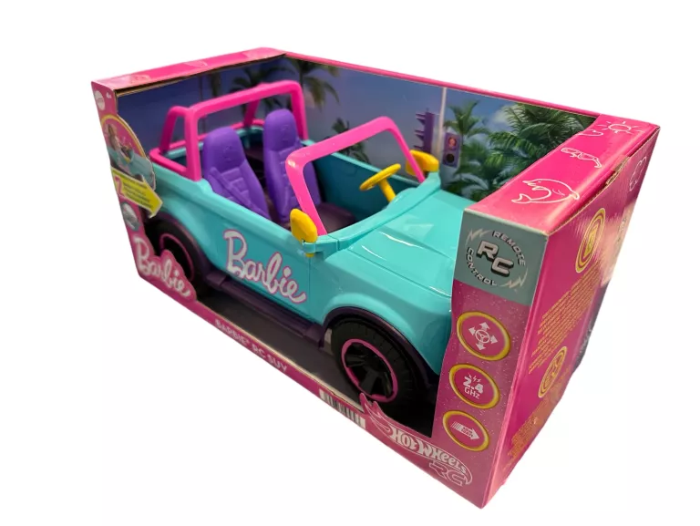 lalka-barbie-hot-wheels-auto-samochod-zdalnie-sterowany-rc-htp53-stan-11323-238058
