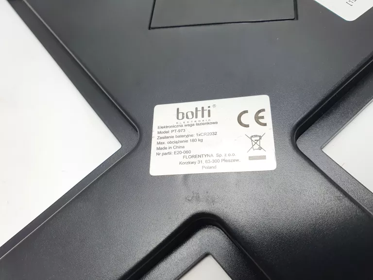 WAGA ŁAZIENKOWA BOTTI