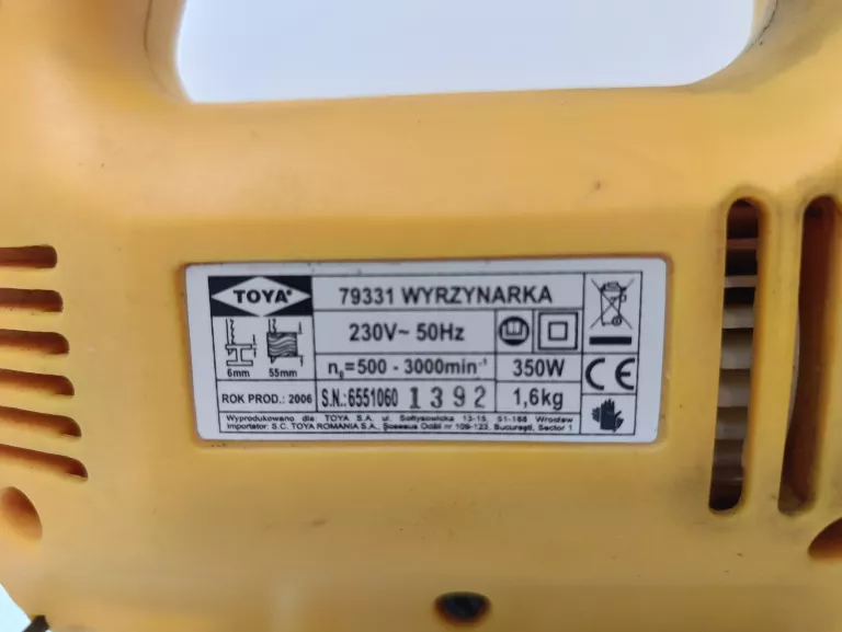 WYRZYNARKA - TOYA 79331 / 350W