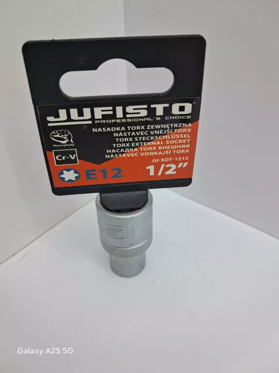 NASADKA  TORX ZEWNĘTRZNA JUFISTO E12 JU-SOT-1212