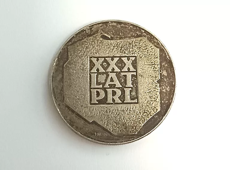 MONETA SREBRNA 30 LAT PRL