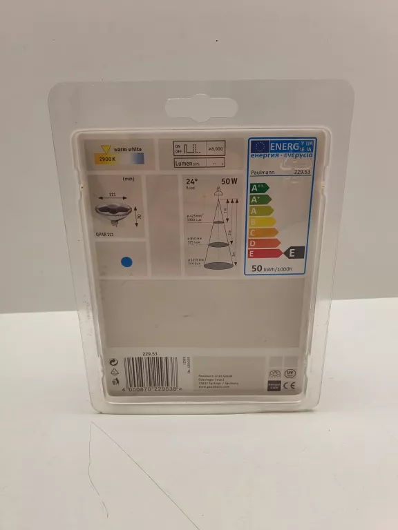 HALOGEN PAULMANN 230 V208 LM WARM WHITE GU10