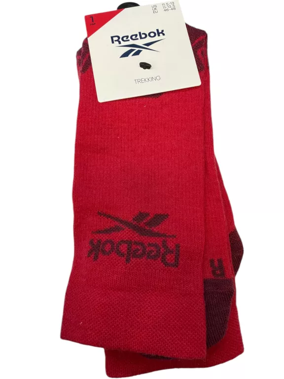 SKARPETKI REEBOK CZERWONE 46-48
