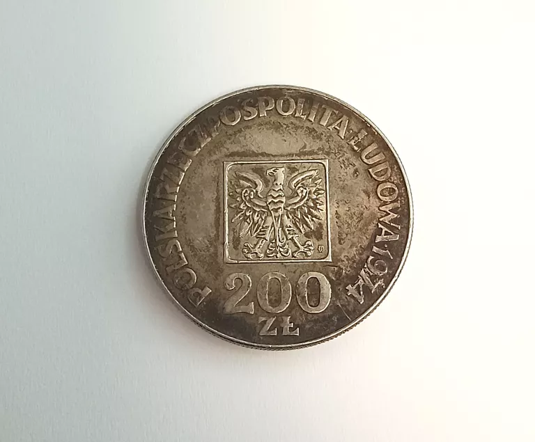 MONETA SREBRNA 30 LAT PRL