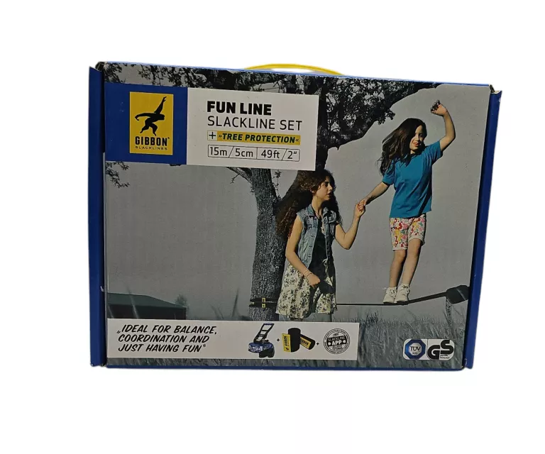 GIBBON FUNLINE TREEWEAR ZESTAW SLACKLINE 15 METRÓW