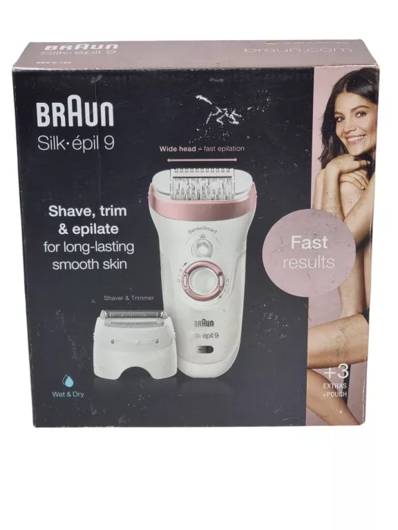 DEPILATOR BRAUN SILK-EPIL 9-720 *5378* /KOMPLET